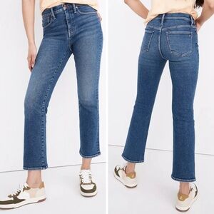 Madewell Demi Boot Blue Jeans